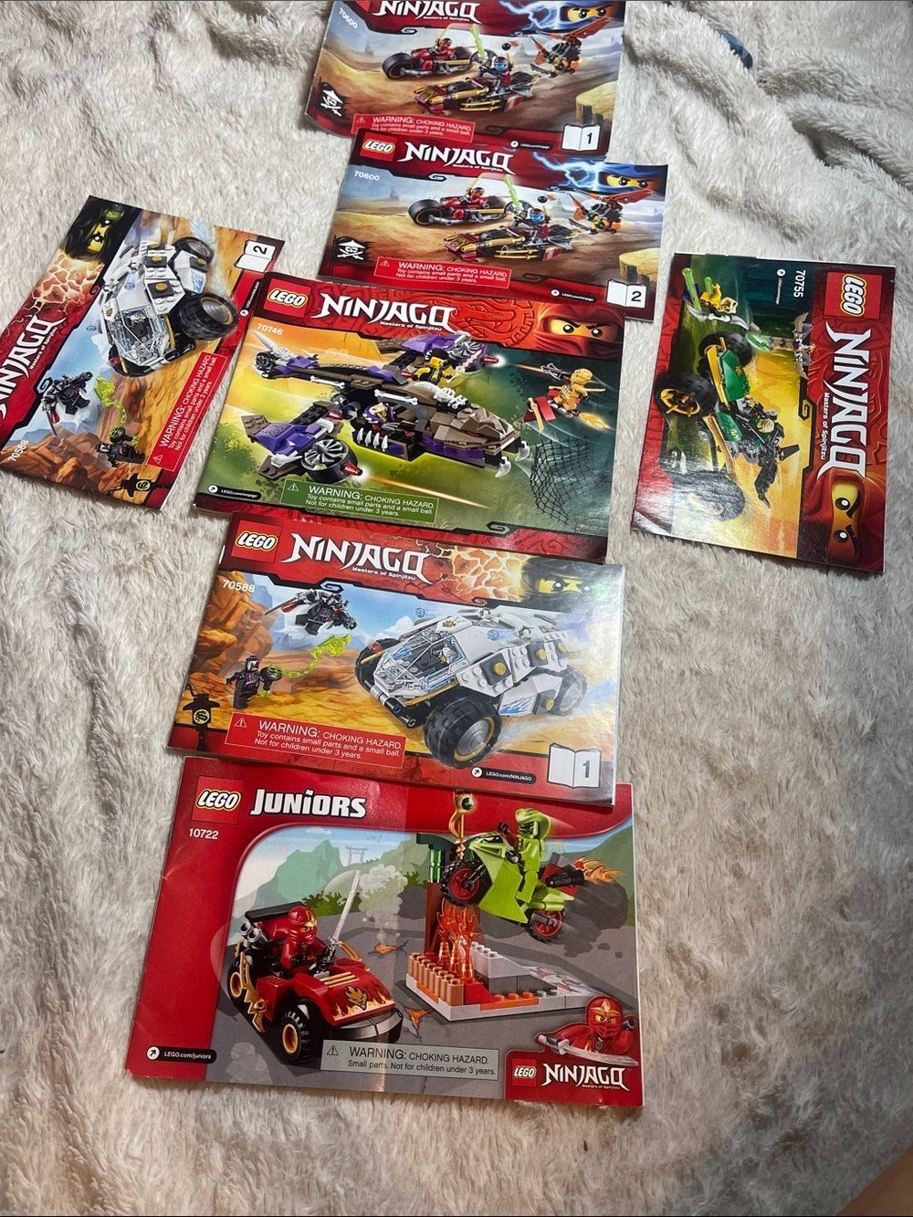 LEGO Ninjago Instruction Booklets -